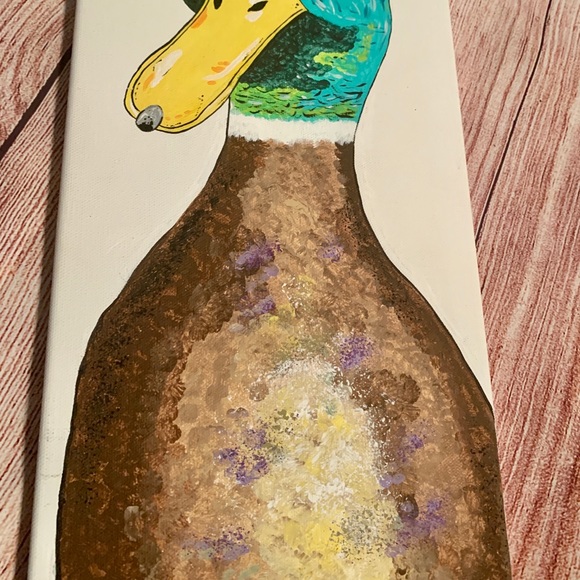 Duck Painting By ME! Acrylic on Canvas - Picture 4 of 5